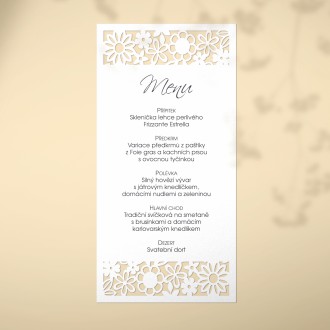 Svatební menu L2111m