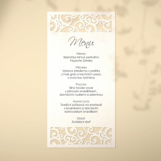 Svatební menu L2112m