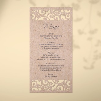 Svatební menu L2112m
