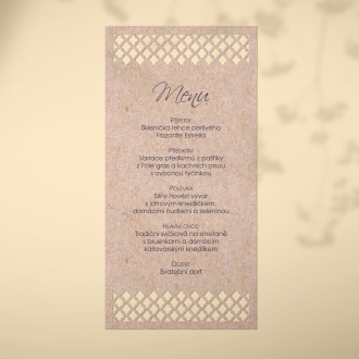 Svatební menu L2114m