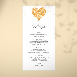 Svatební menu L2115m