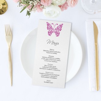 Svatební menu L2117m