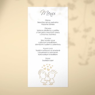 Svatební menu L2121m