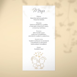 Svatební menu L2121m