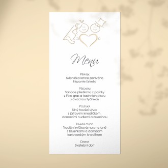 Svatební menu L2124m