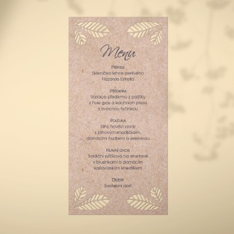 Svatební menu L2128m