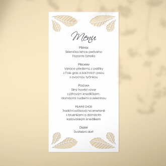 Svatební menu L2128m