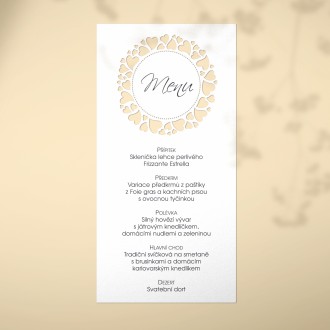 Svatební menu L2129m