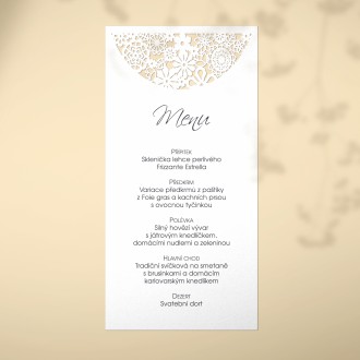 Svatební menu L2133m