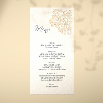 Svatební menu L2134m