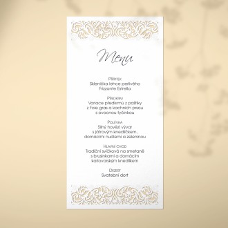 Svatební menu L2136m