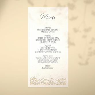 Svatební menu L2138m