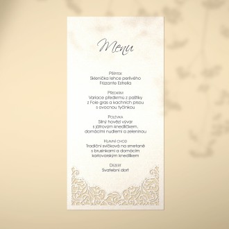 Svatební menu L2139m