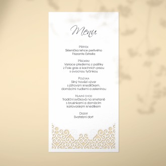Svatební menu L2140m
