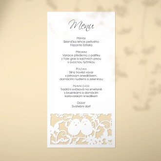 Svatební menu L2143m