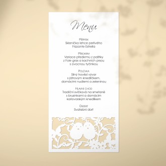 Svatební menu L2143m