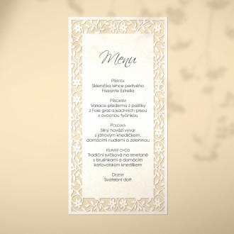 Svatební menu L2146m
