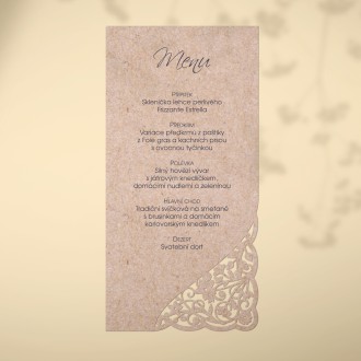 Svatební menu L2147m