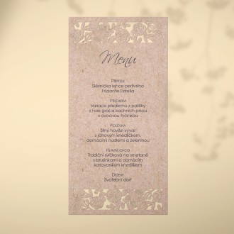 Svatební menu L2148m