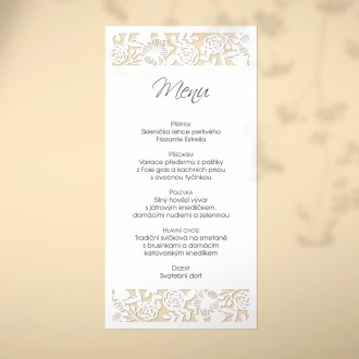 Svatební menu L2148m