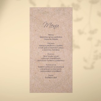 Svatební menu L2149m