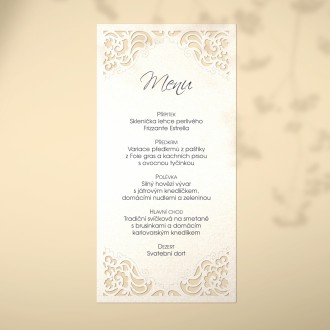 Svatební menu L2150m