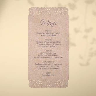 Svatební menu L2154m