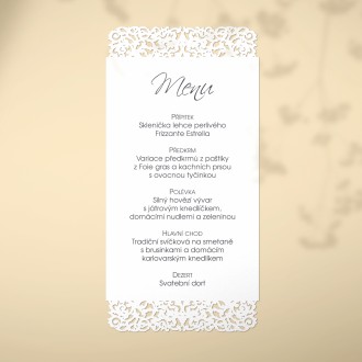 Svatební menu L2154m