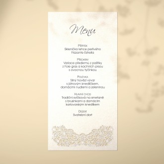 Svatební menu L2155m