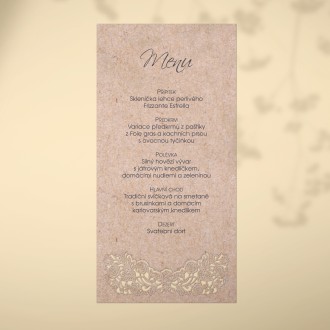 Svatební menu L2155m