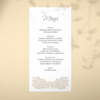 Svatební menu L2155m