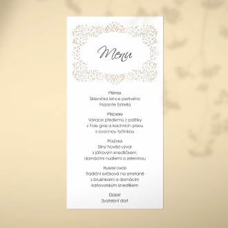 Svatební menu L2157m