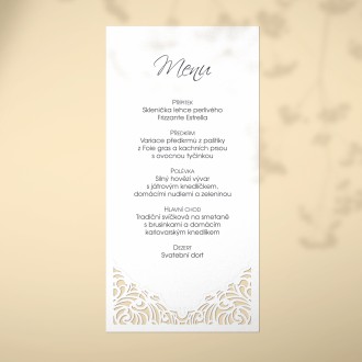 Svatební menu L2158m