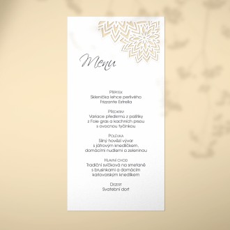 Svatební menu L2159m