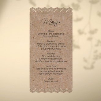Svatební menu L2161m