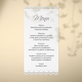 Svatební menu L2161m