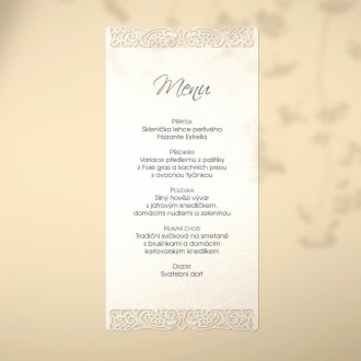Svatební menu L2162m