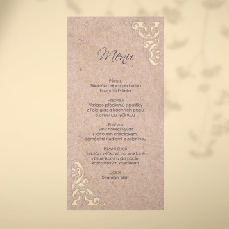 Svatební menu L2164m