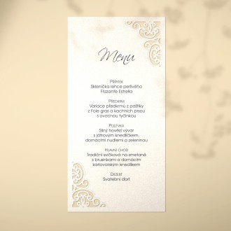 Svatební menu L2165m