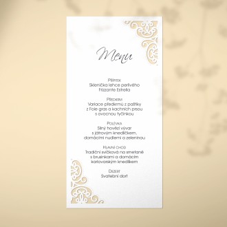 Svatební menu L2165m