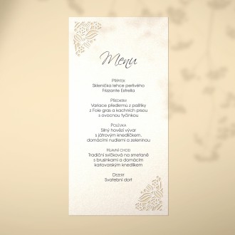 Svatební menu L2167m