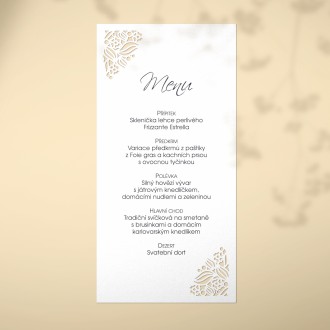 Svatební menu L2167m