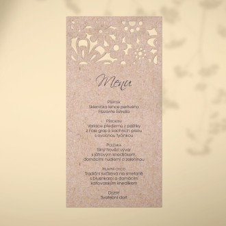 Svatební menu L2168m