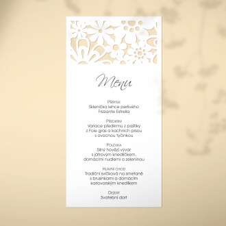 Svatební menu L2168m