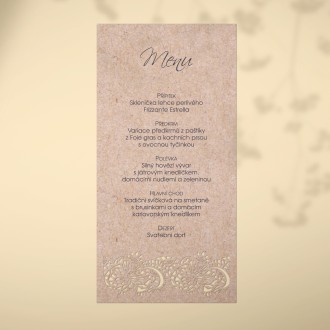 Svatební menu L2169m