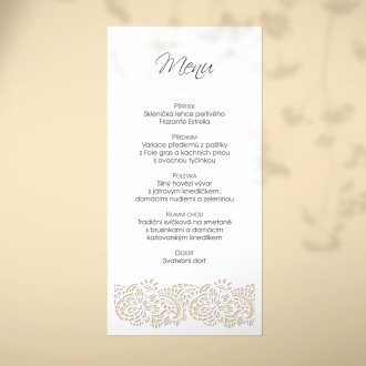Svatební menu L2169m
