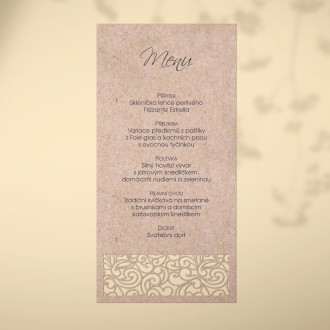 Svatební menu L2170m