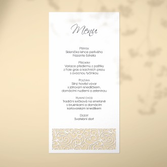 Svatební menu L2170m