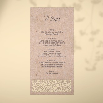 Svatební menu L2171m
