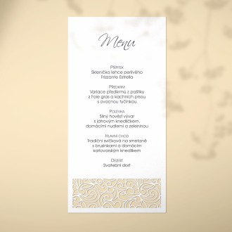 Svatební menu L2171m